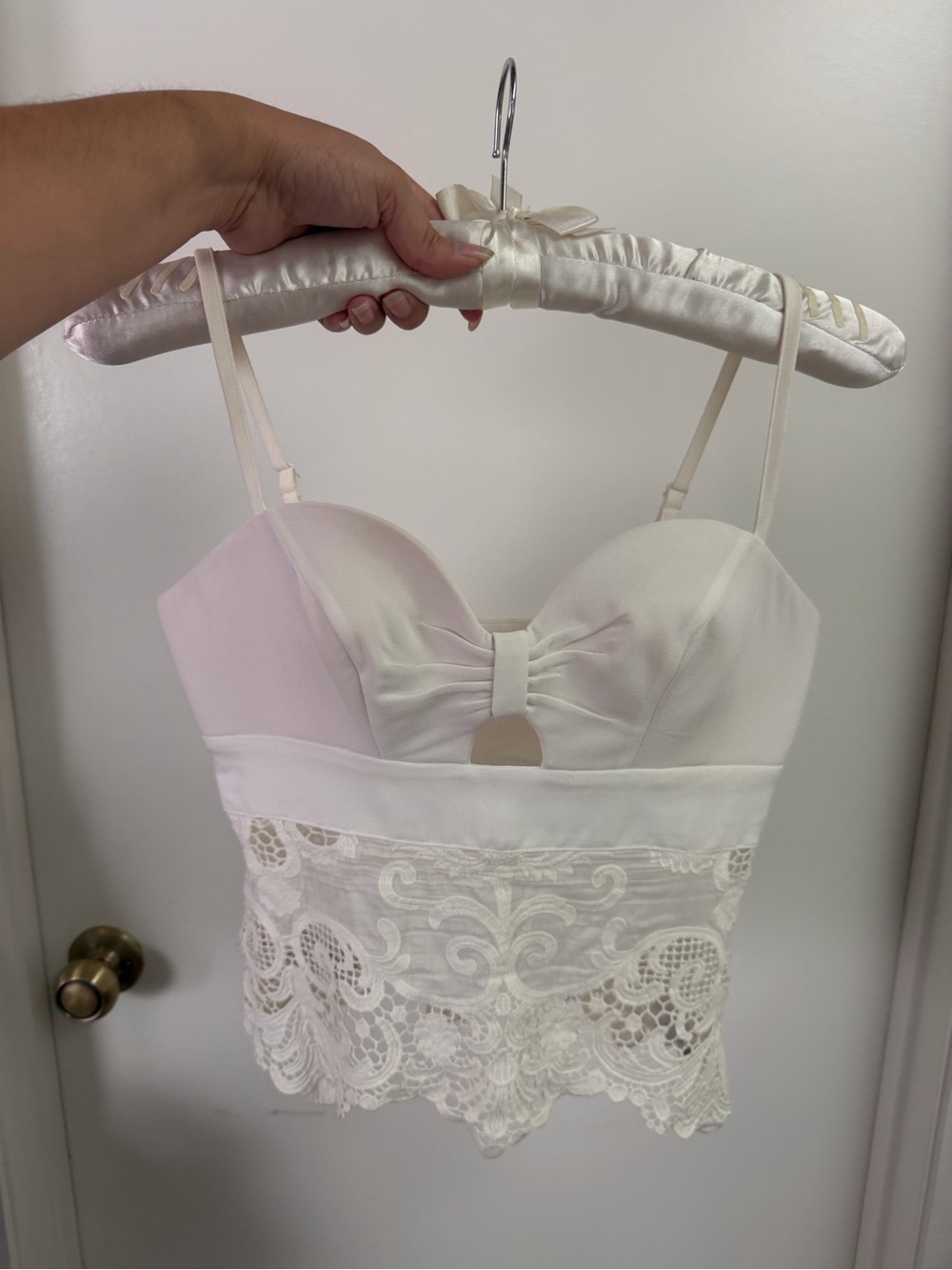 Lace Bustier Top